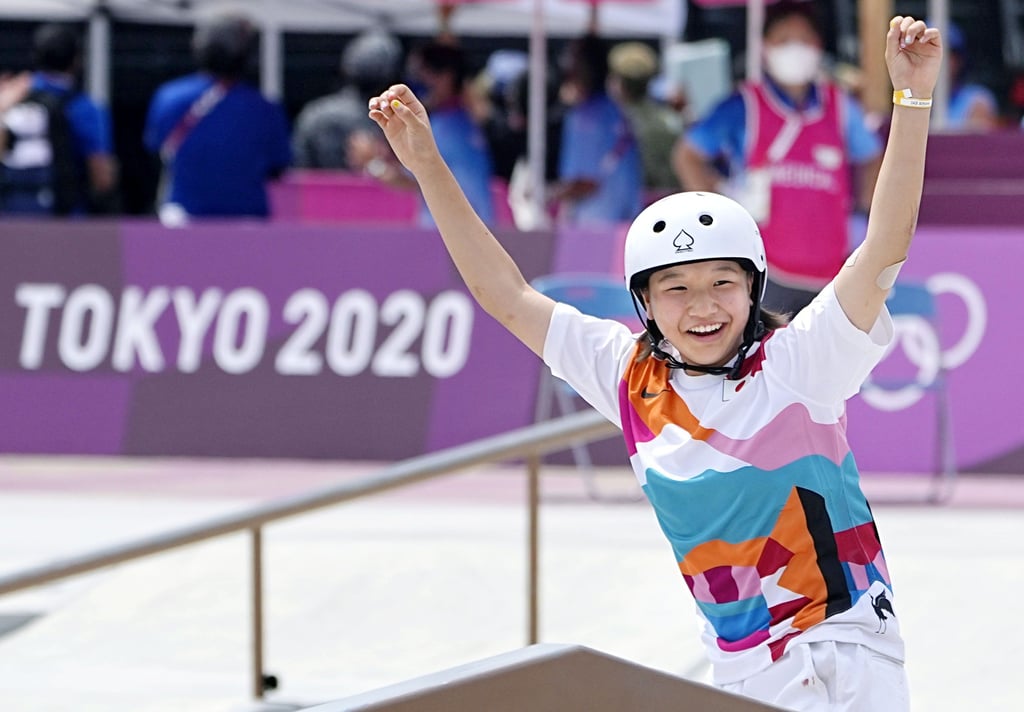 Momiji Nishiya hat als erste Skateboard-Olympiasiegerin Geschichte geschrieben.
