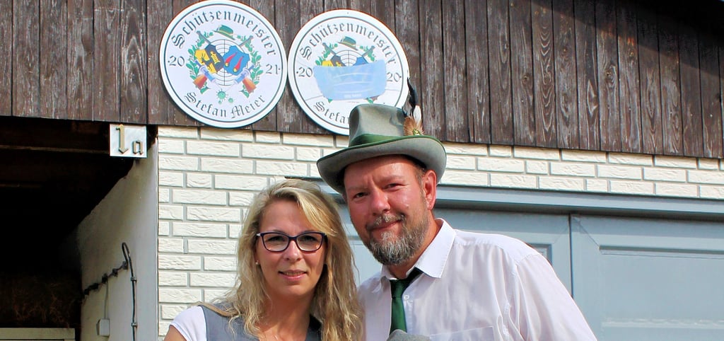 Die Familie von Schützenmeister Stefan Meier startet in Darlingerode zum dritten Mal den Versuch, ein Schützenfest im Ort zu organisieren.