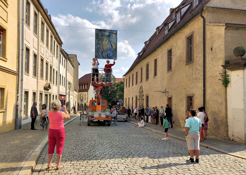 Die Domstraßengalerie in Merseburg ist Freitagnachmittag erneut erweitert worden.