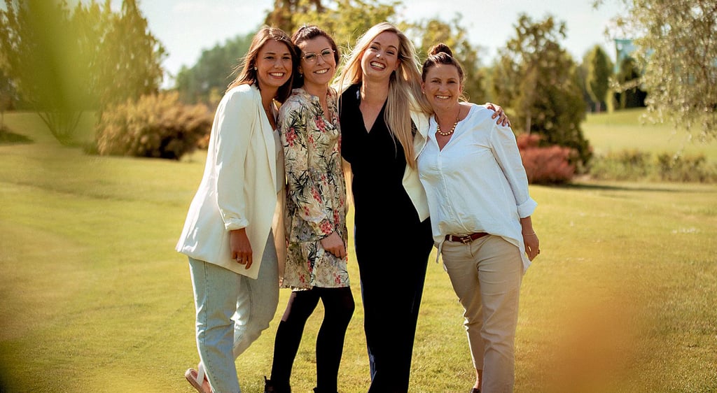 Linda Pieczonkowski, Anne Stein, Kristin Poleschner und Luisa Blabusch (v.l.) sind die Initiatorinnen des „Oh Happy Day“. Die Unternehmerinnen wollen nach der Coronakrise ein Zeichen der Hoffnung setzen.