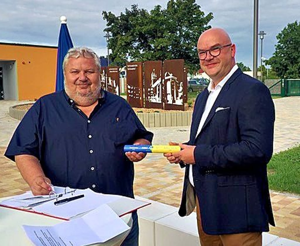 Matthias Henschel (li.) ist Nachfolger von Sven Lorenz.