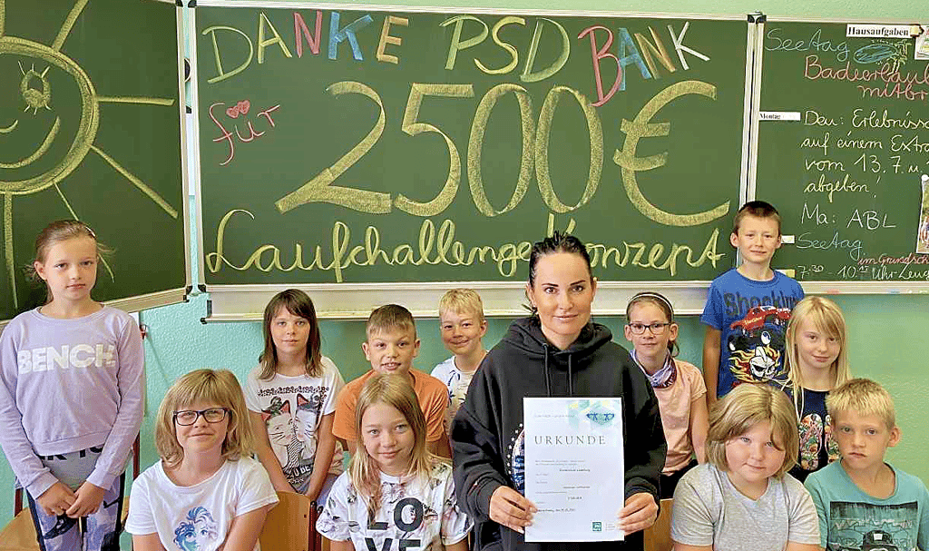 Die Klasse von Friederike Kühn nahm mit Erfolg an einem Wettbewerb teil.