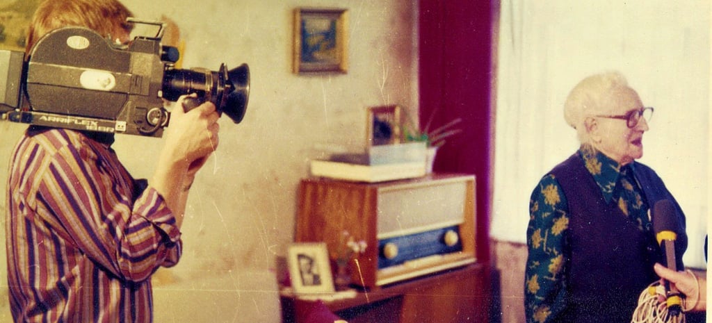 Das Filmteam von Herbert Kolbe drehte auch zum 102. Geburtstag der Barbyerin Johanne Walkhoff im Magdeburger Tor 6.