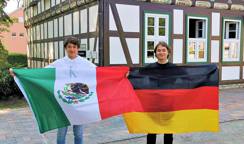 Sechs Monate haben Adrian und Alexander Hoffmann-Fuentes im Landschulheim Groversmühle gelernt. Jetzt kehren sie in ihre Heimat Mexiko zurück.
