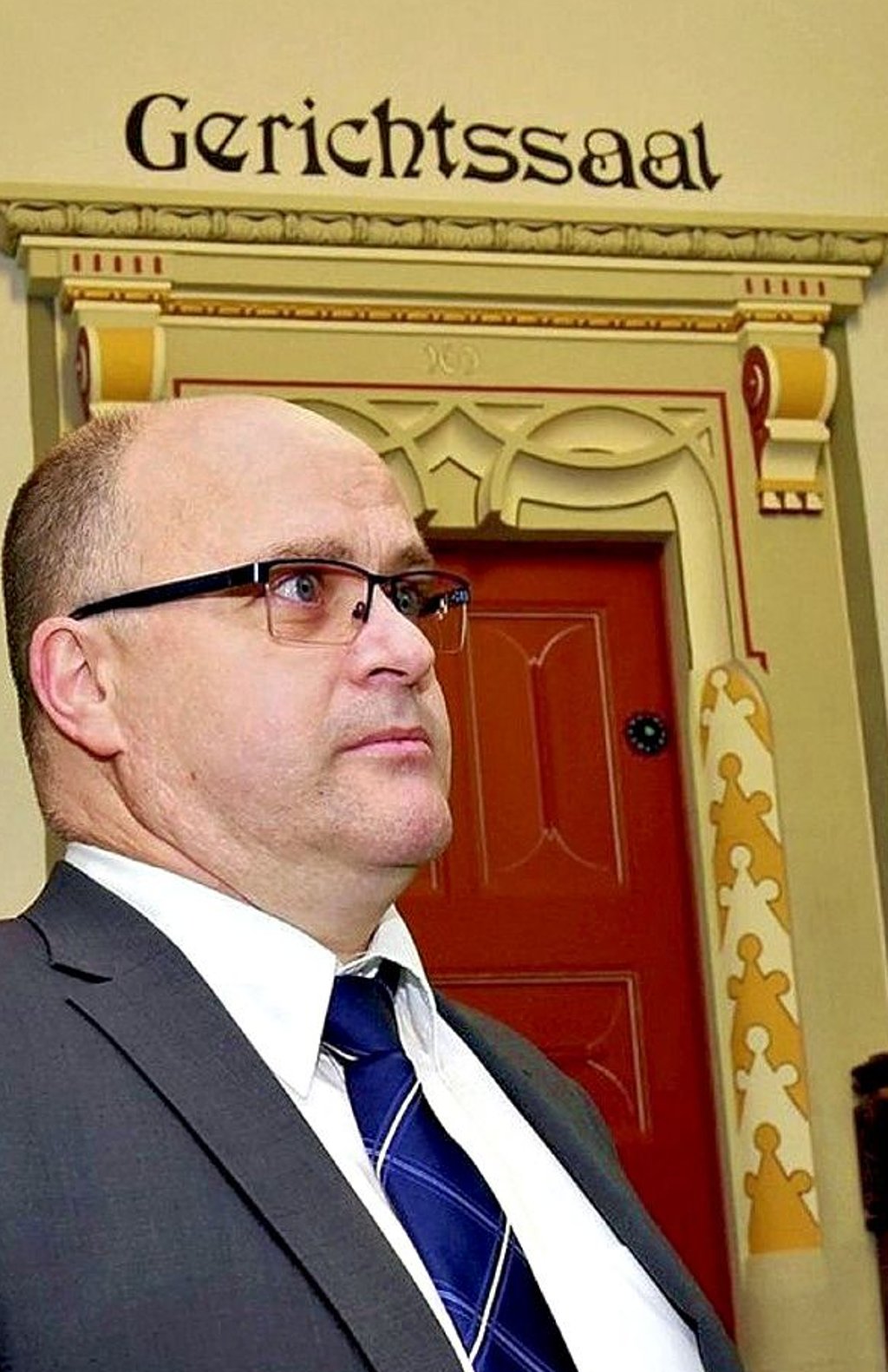 Dirk Schatz im Landgericht in Halle