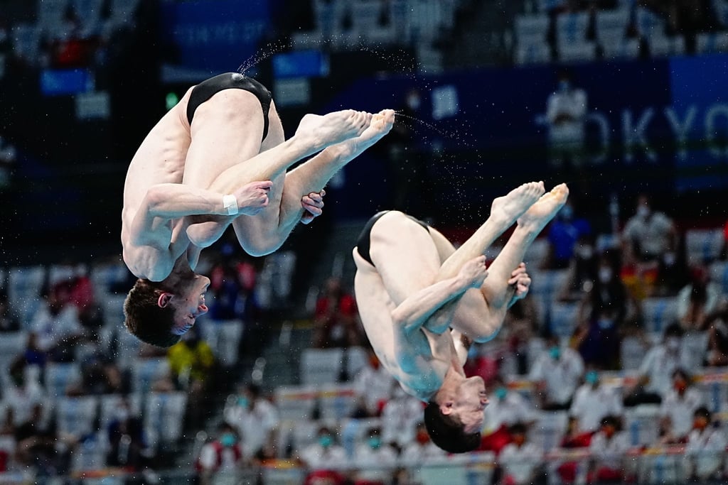 Holten Bronze im Synchronspringen: Lars Rüdiger (l) und Patrick Hausding.