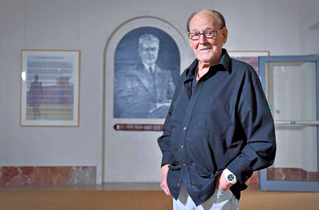 In der Defa-Reihe ?Filme wiederentdeckt? im Campus-Hörsaal war Herbert Köfer 2019 mit dem Film ?Der Mann, der nach der Oma kam? zu Gast.