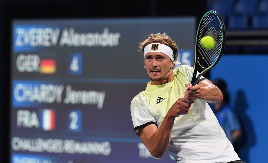 Alexander Zverev setzte sich souverän gegen Jeremy Chardy durch.