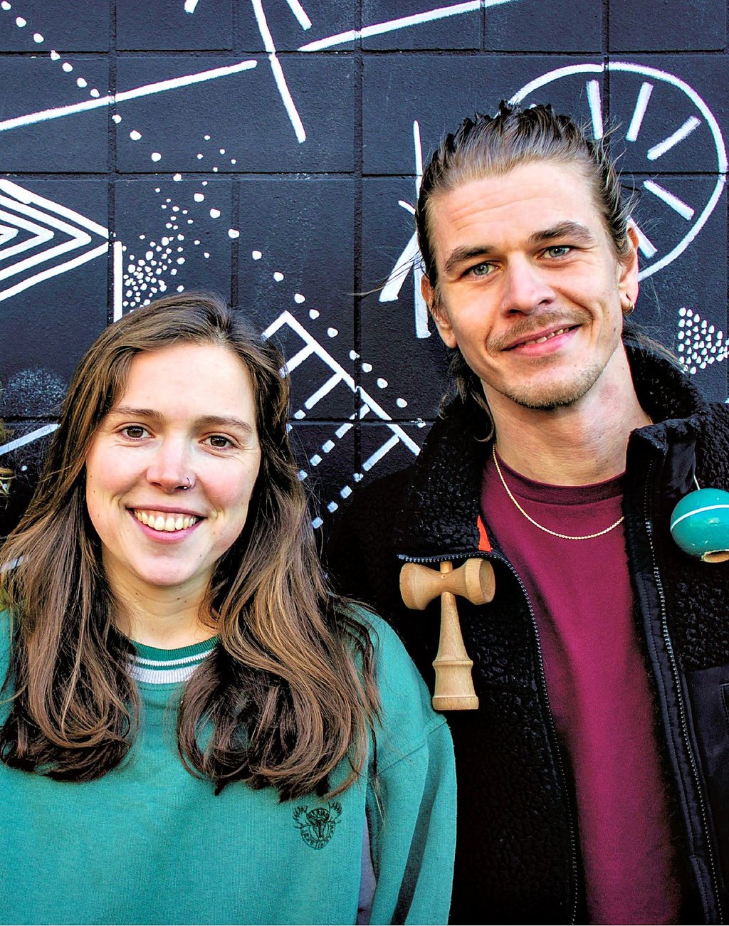 Paula Herzog und Robert Saß vom Trendsportring