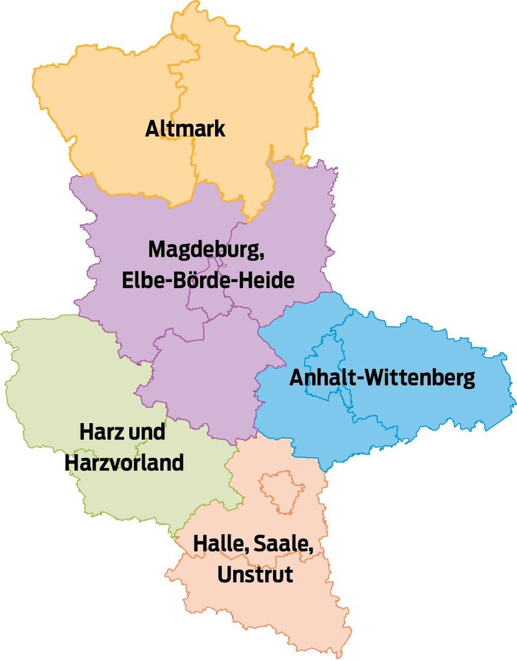 In fünf verschiedenen Regionen Sachsen-Anhalts können Urlauber auf ihre Kosten kommen.