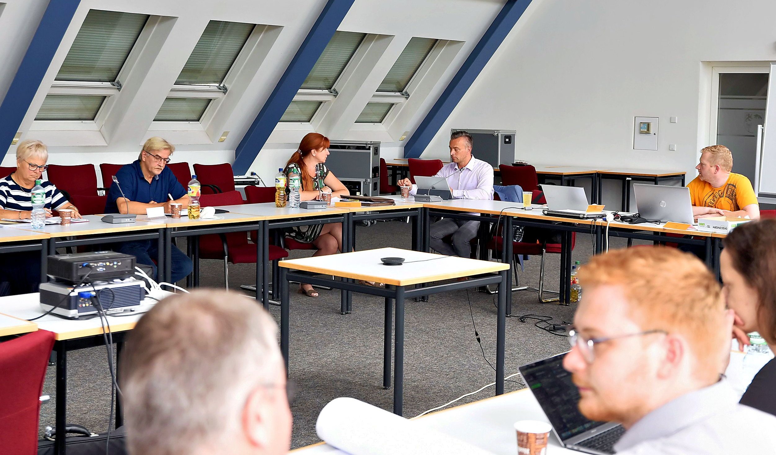 Täglich trifft sich der Katastrophenstab und berät die nächsten Schritte. Auch die Amtsleiter der Kreisverwaltung werden einbezogen.