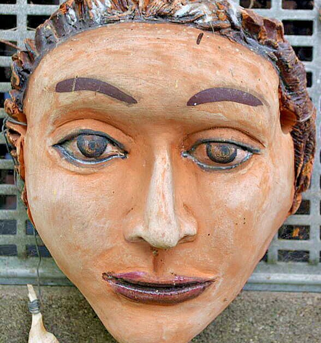 Terrakotta-Maske