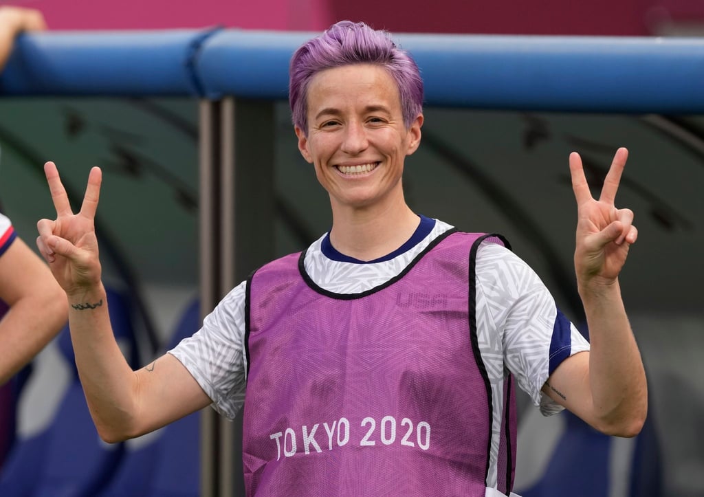 Verwandelte für das Team der US-Frauen gegen die Niederlande den entscheidenden Ball beim Elfmeterschießen: Megan Rapinoe.