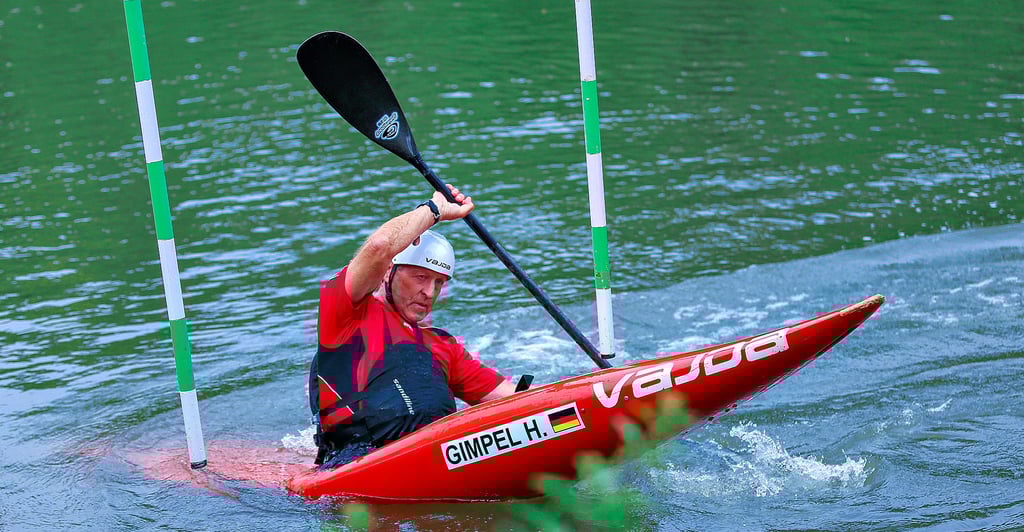 Harald Gimpel beim Training am Bootshaus in Bad Dürrenberg.