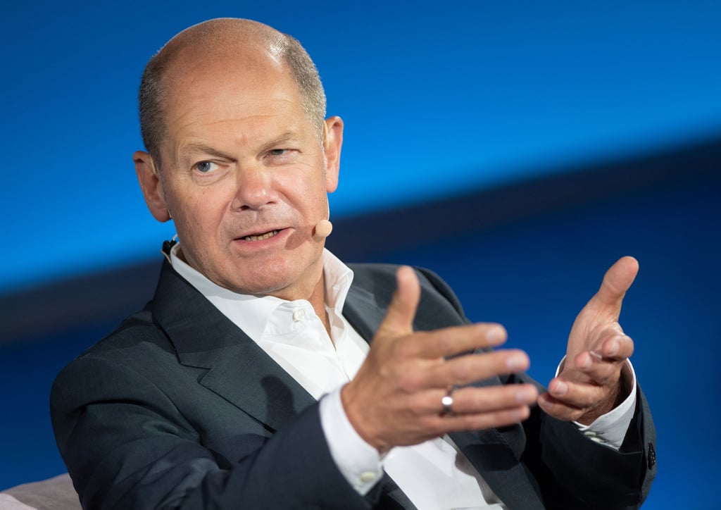 In der K-Frage hätte Olaf Scholz (SPD) laut einer Umfrage momentan die Nase vorn.