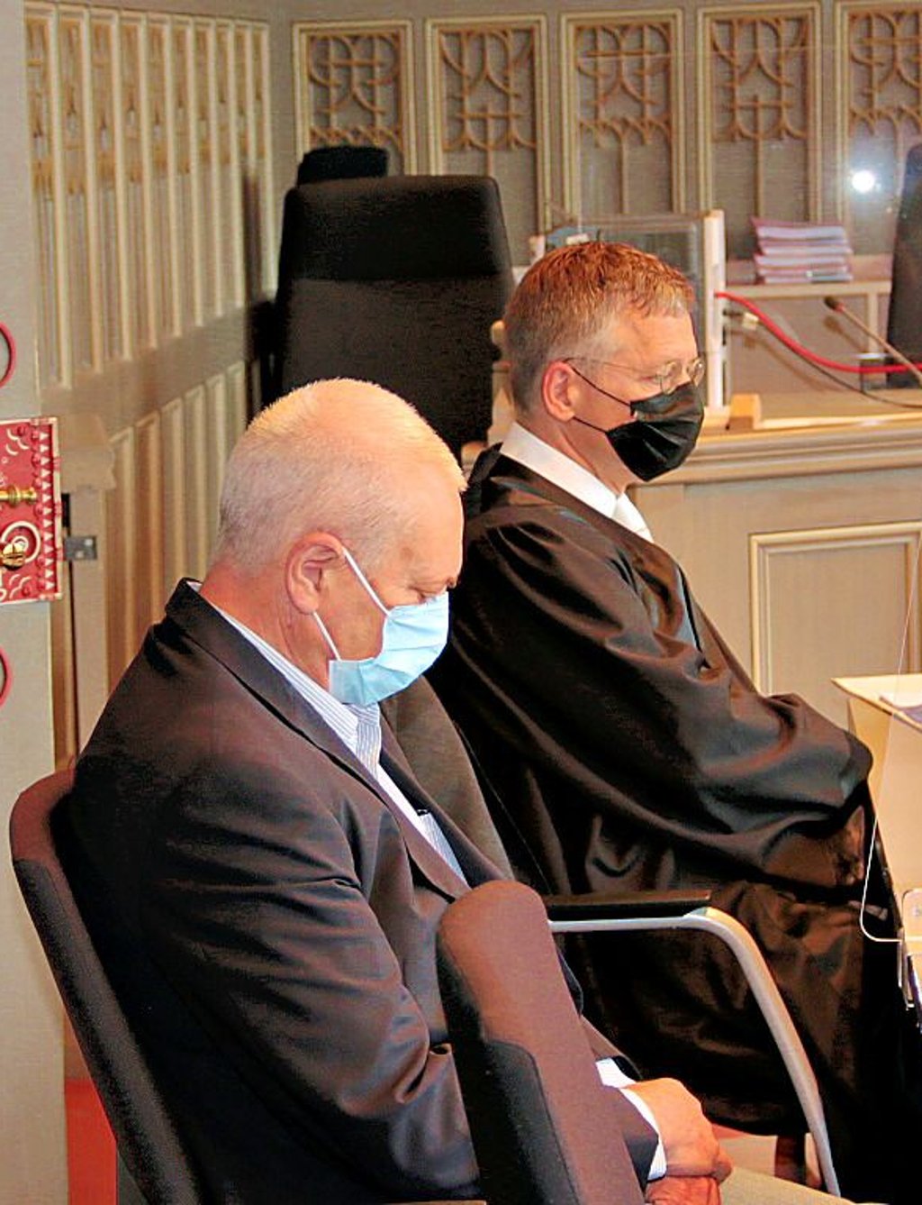 Peter Wicht (links) mit seinem Anwalt Andrej Klein