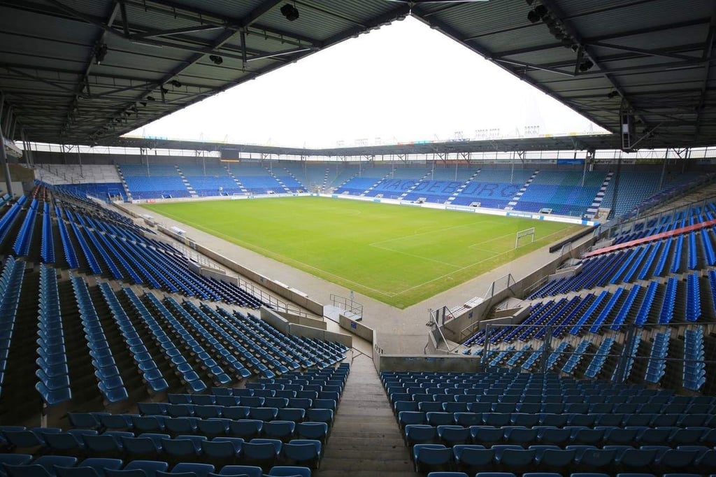 Blick ins Magdeburger Stadion.