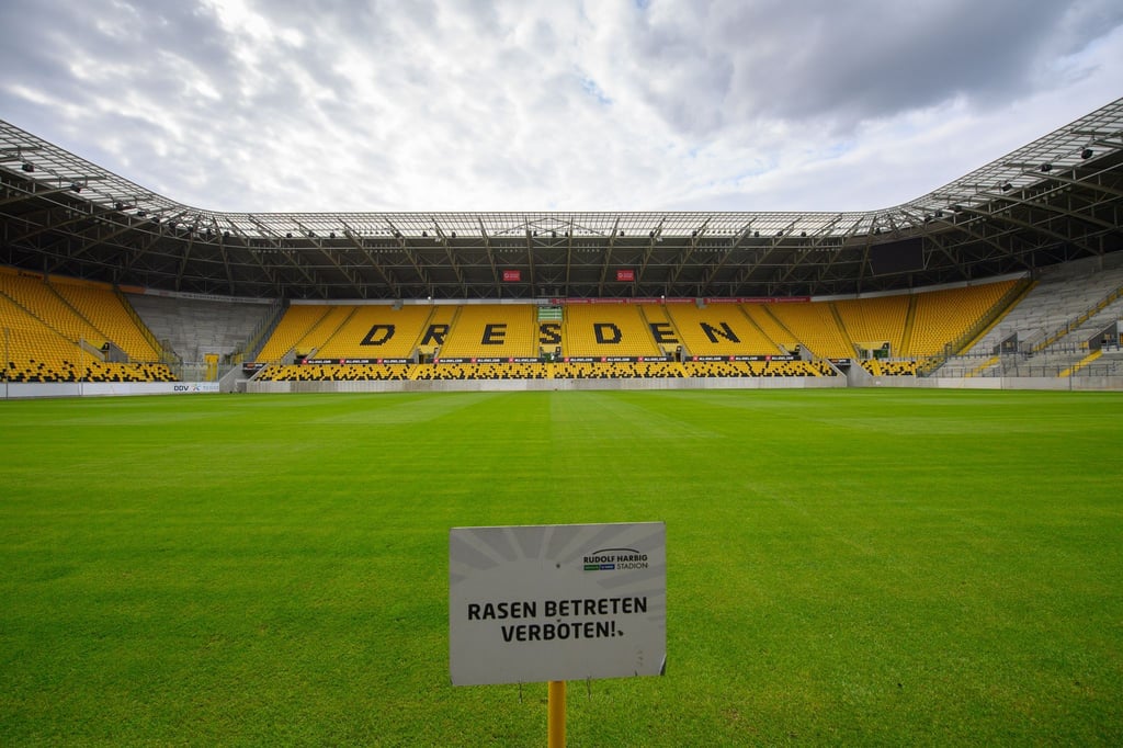 Dynamo Dresden plant in der ersten Runde des DFB-Pokals mit einer Stadionauslastung von rund 50 Prozent.
