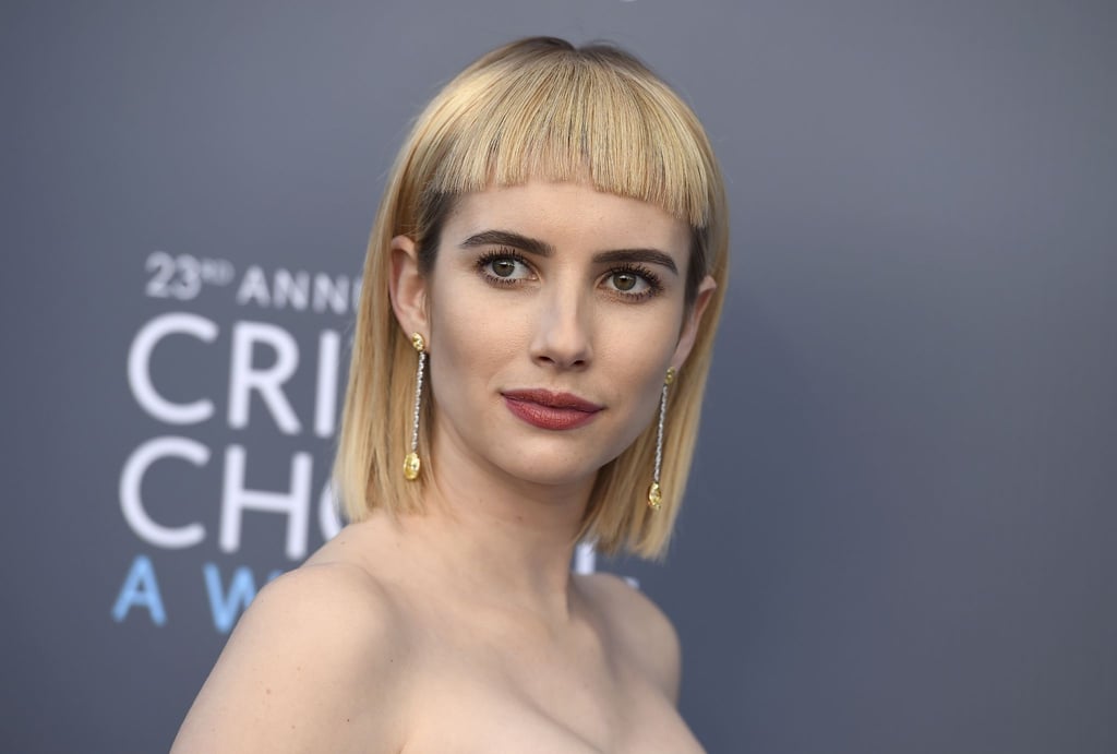 Emma Roberts bei der Verleihung der 23. Critics' Choice Awards.