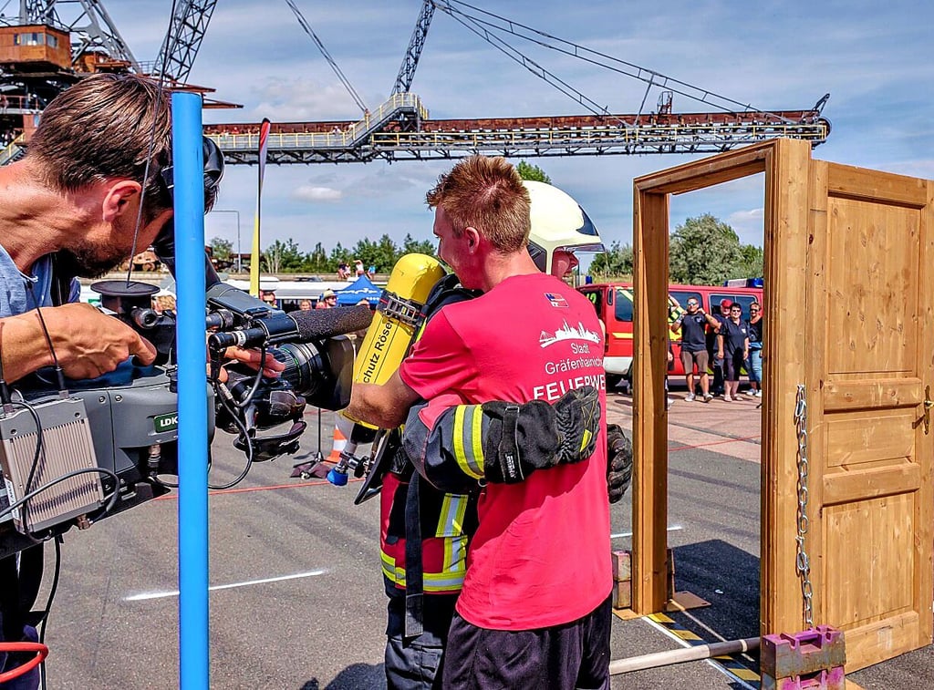 Der Parcours ist extrem kraftraubend gewesen - bei fast 27 Grad Hitze.