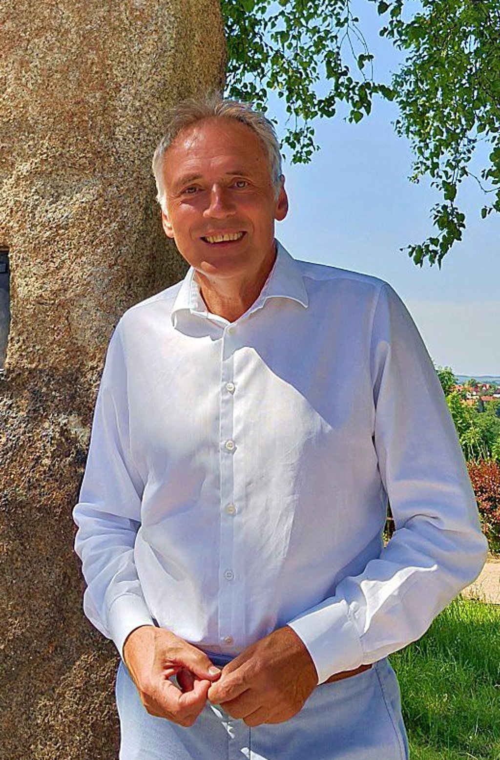 OB Peter Gaffert liegt das Denkmal am Herzen.