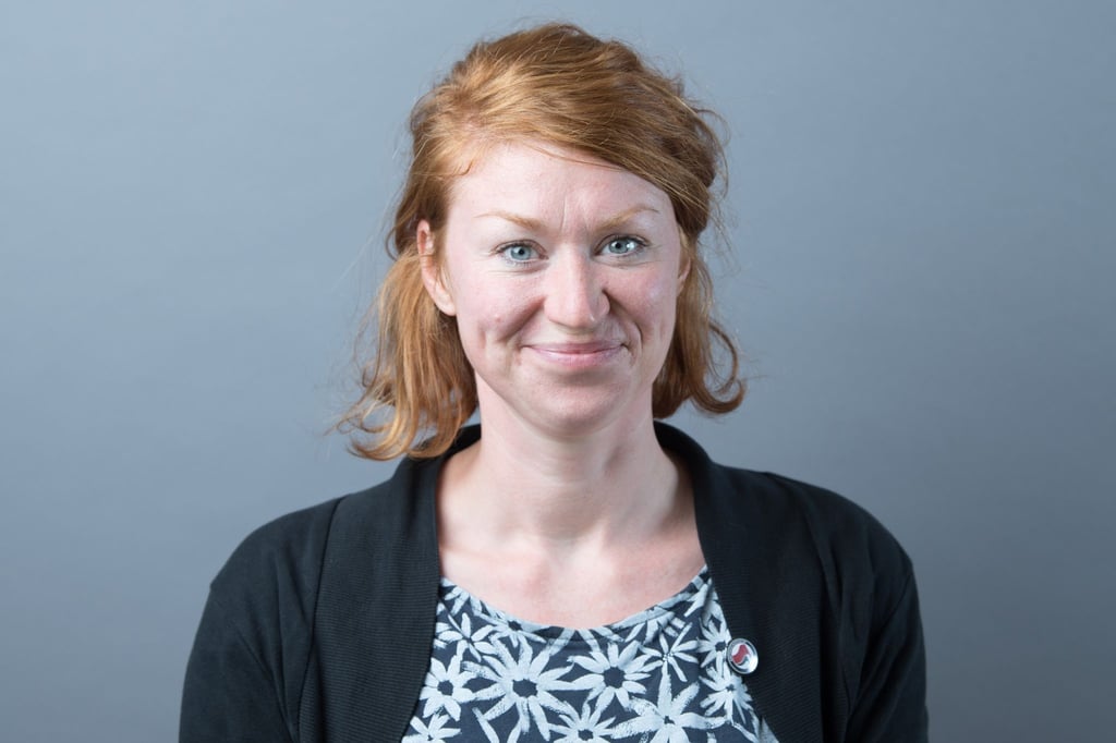Die Landtagsabgeordnete Antonia Mertsching (Linke).