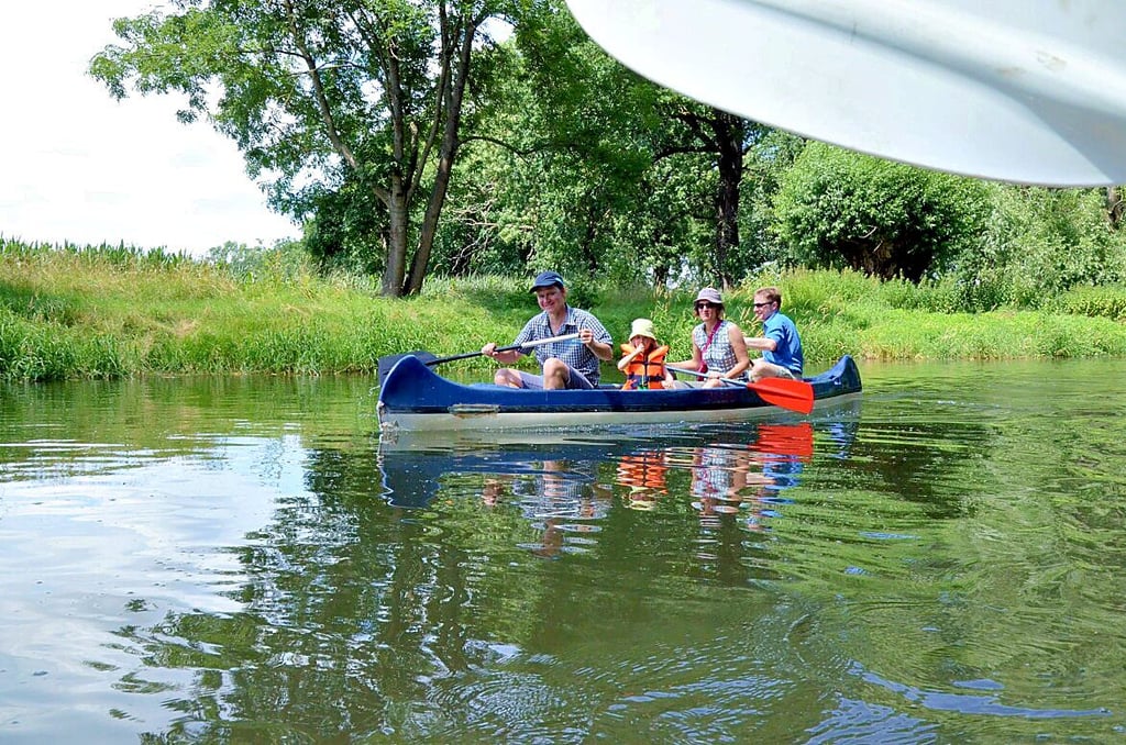Wasserwandern auf der Staßfurter Bode.