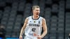 Basketball-Nationalspieler Andreas Obst aus Halle jubelt im finalen Qualifikationsspiel gegen Brasilien.