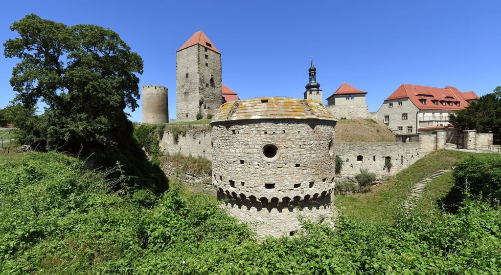 Blick auf die Anlage der Burg Querfurt.