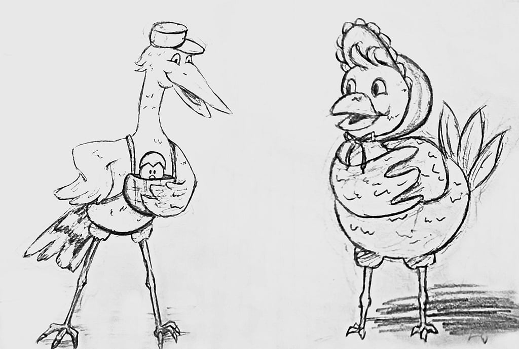 Ein Huhn für Möckern und ein Storch für Loburg sollen Symbole des Begrüßungspaketes für neue Erdenbürger der Stadt werden.