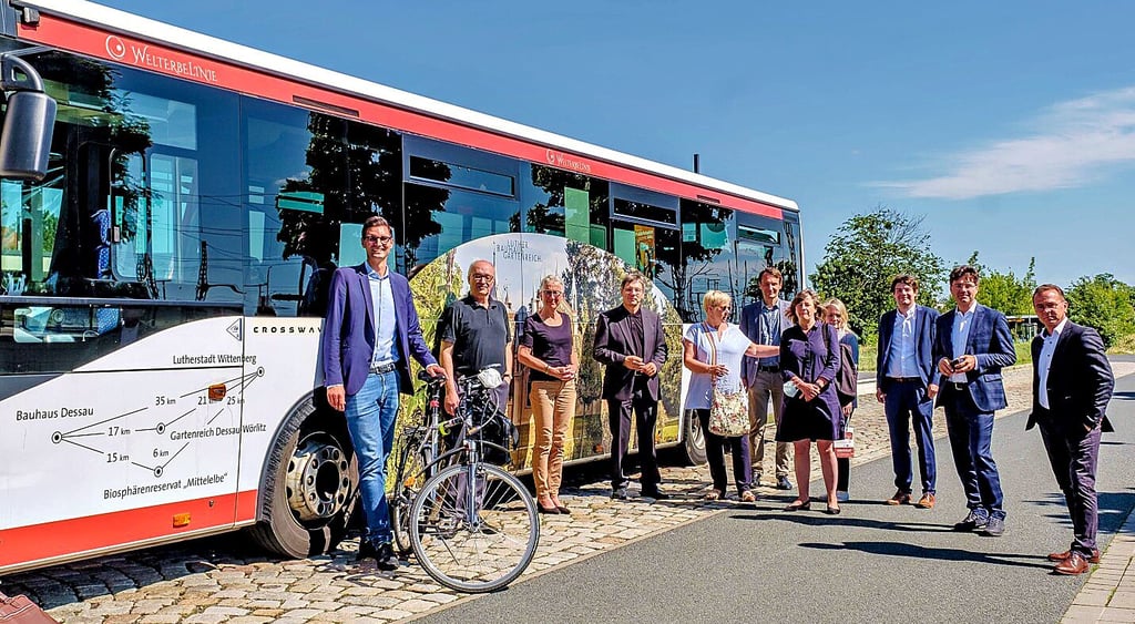 Alle da? Abfahrt am Wittenberger Hauptbahnhof