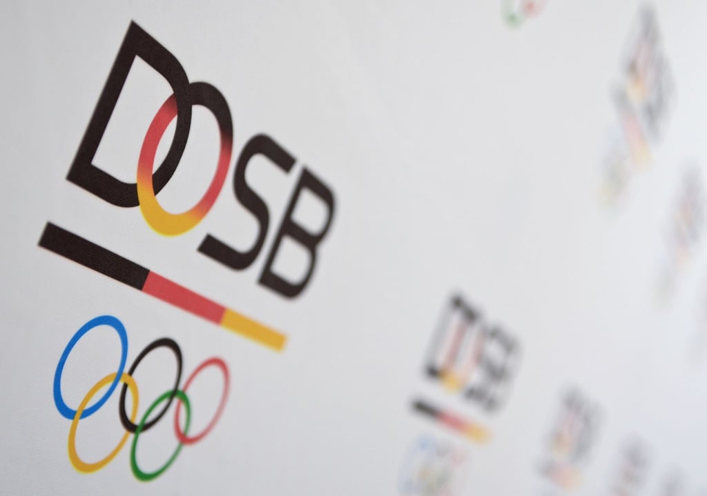 Das Logo des Deutschen Olympischen Sportbundes (DOSB).