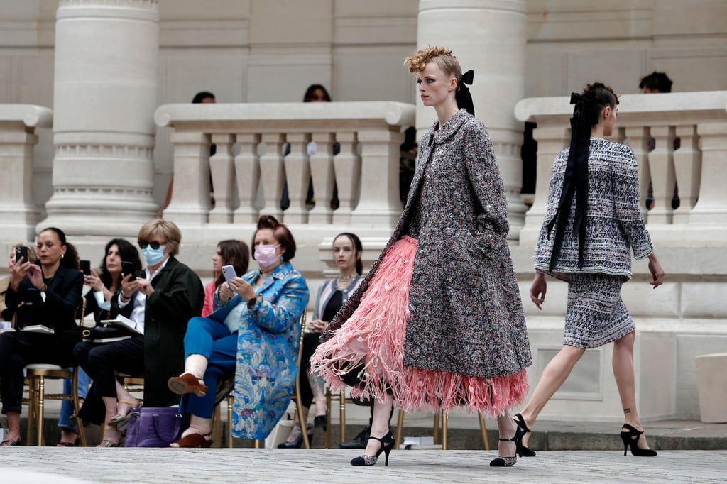 Die Show von Chanel in Paris.