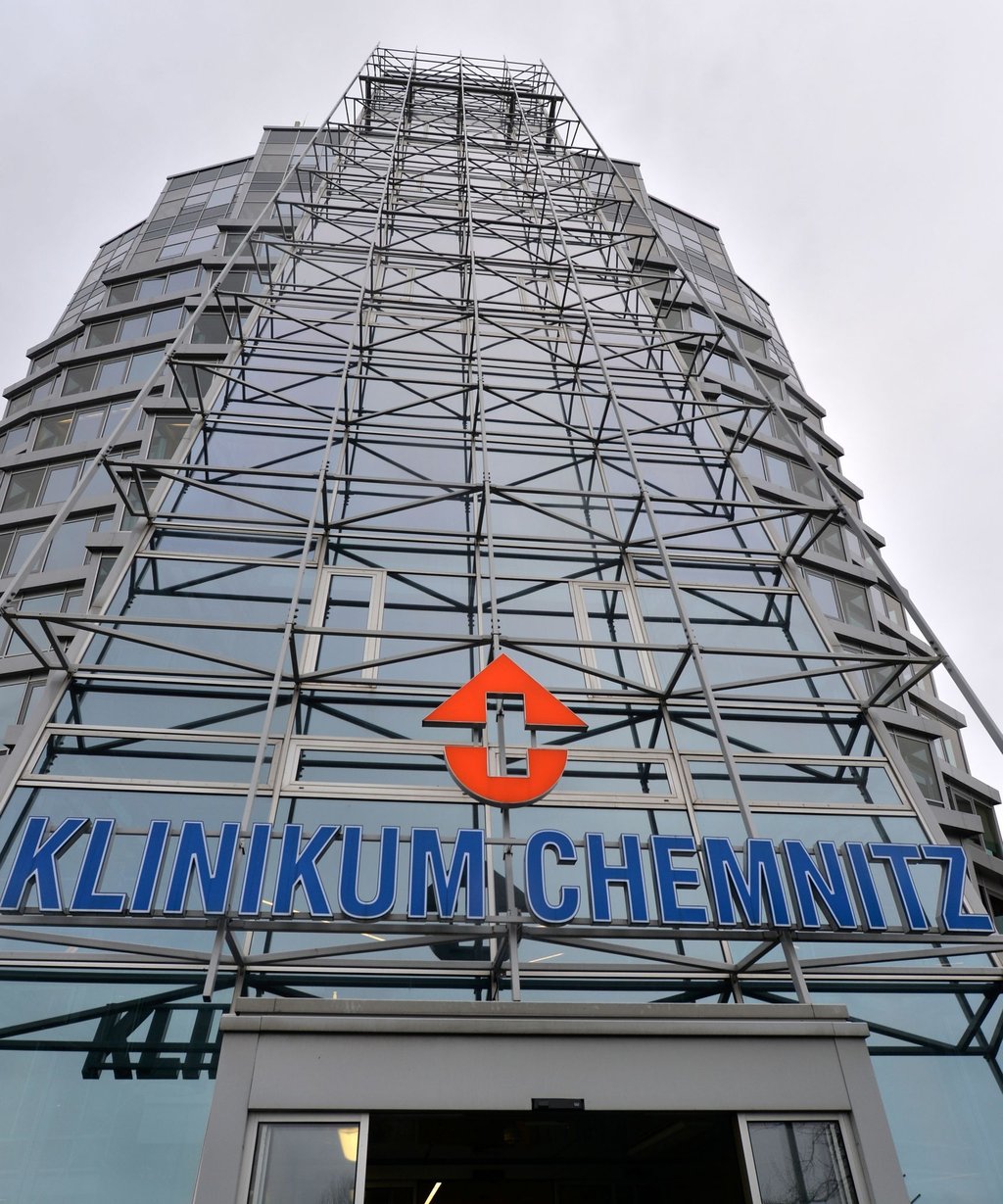 Blick auf das Klinikums Chemnitz.
