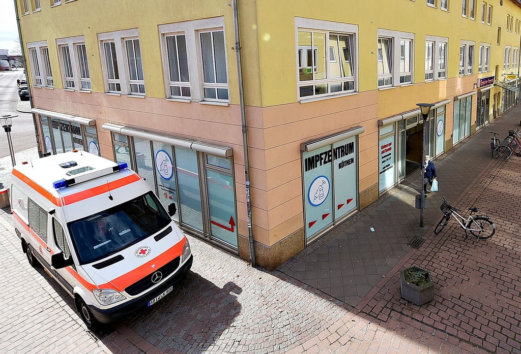 Im Köthener Impfzentrum in der Wallstraße wird in den nächsten Tagen ohne vorherige Terminvergabe  geimpft.