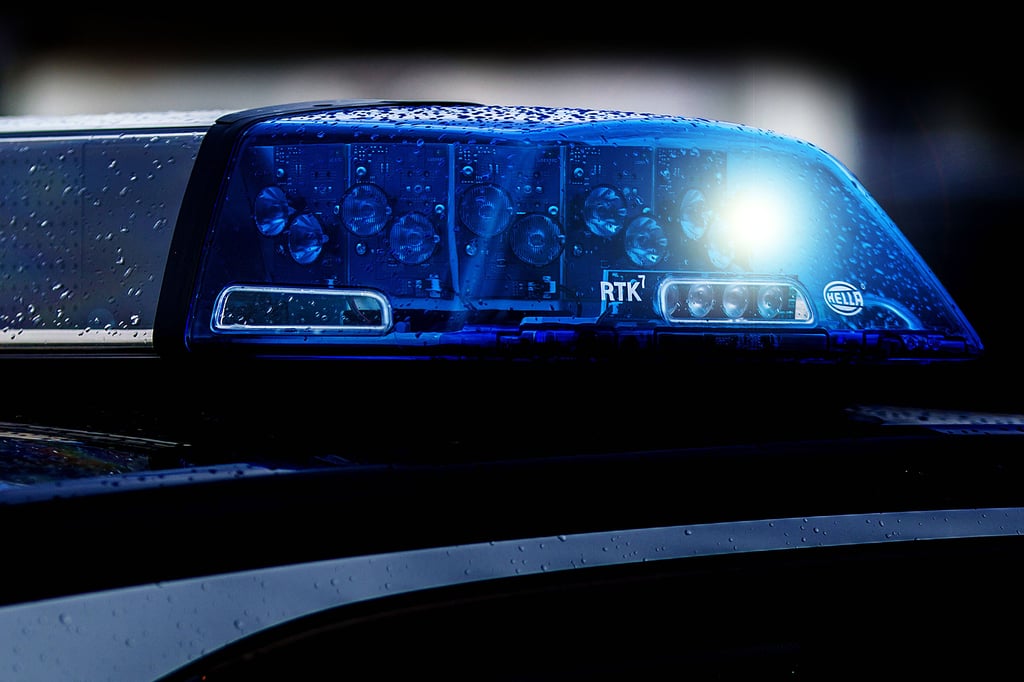 Ein Streifenwagen der Polizei