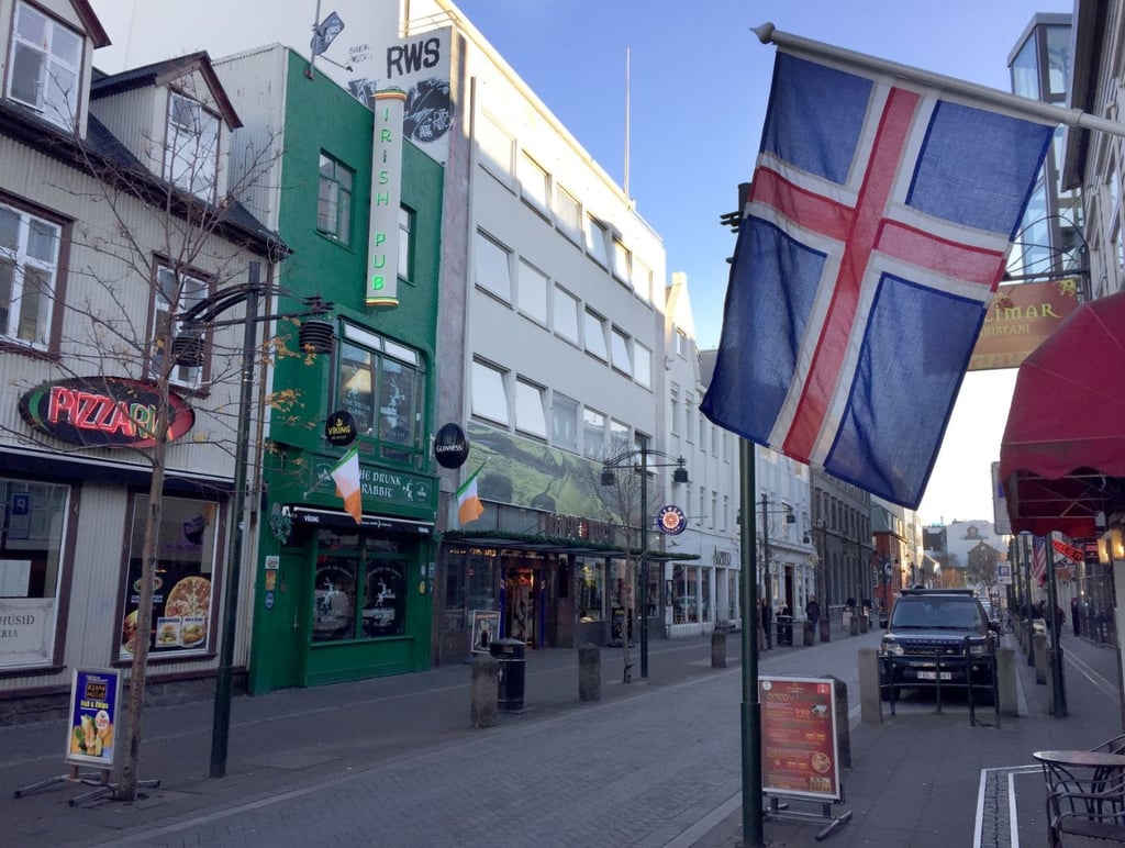 Reikjavik, die Hauptstadt des kleinen Inselstaats Island.