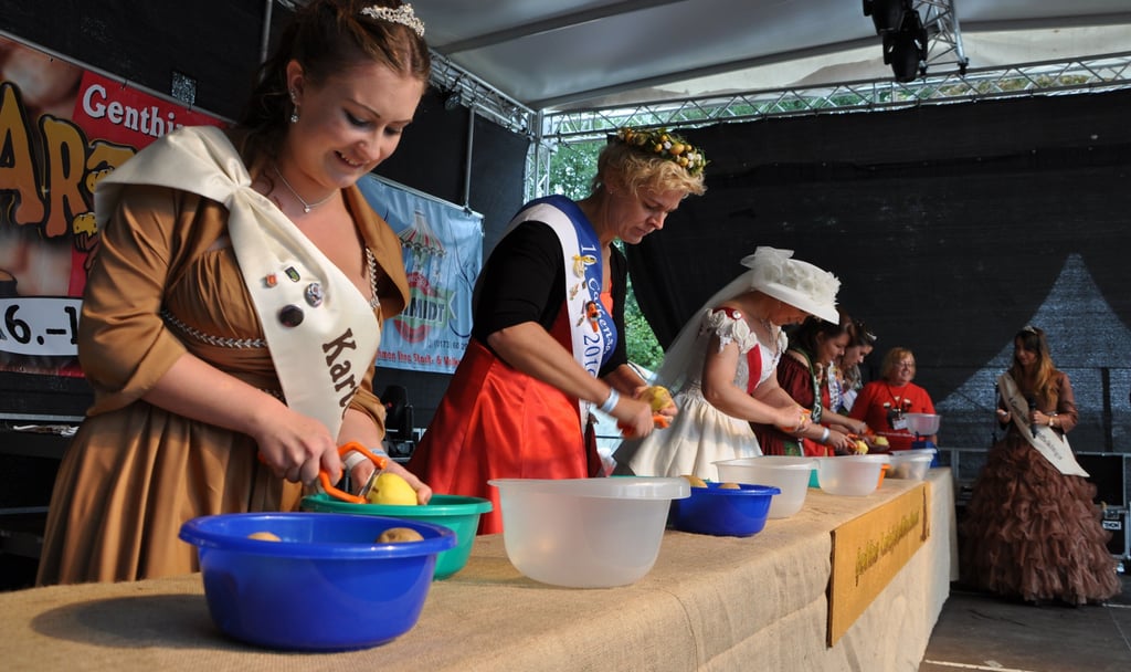 Auch das traditionelle Kartoffelwettschälen könnte es sehr wahrscheinlich zum Kartoffelfest in diesem Jahr wieder geben.