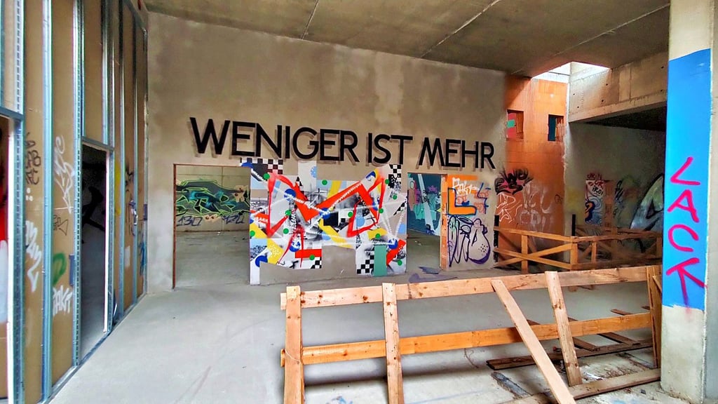 Für ein paar Monate war das Sportparadies Halles kurzlebigste und bunteste Galerie.