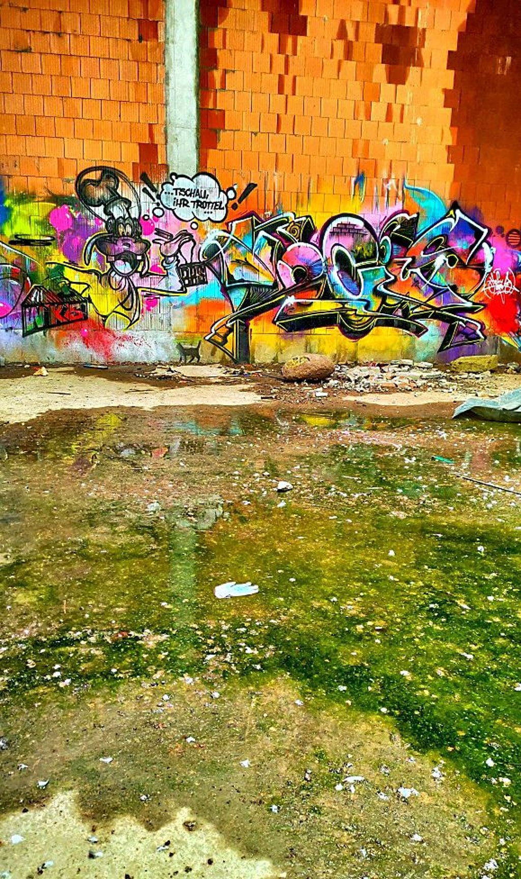 Nur Graffiti-Künstler hatten Spaß.