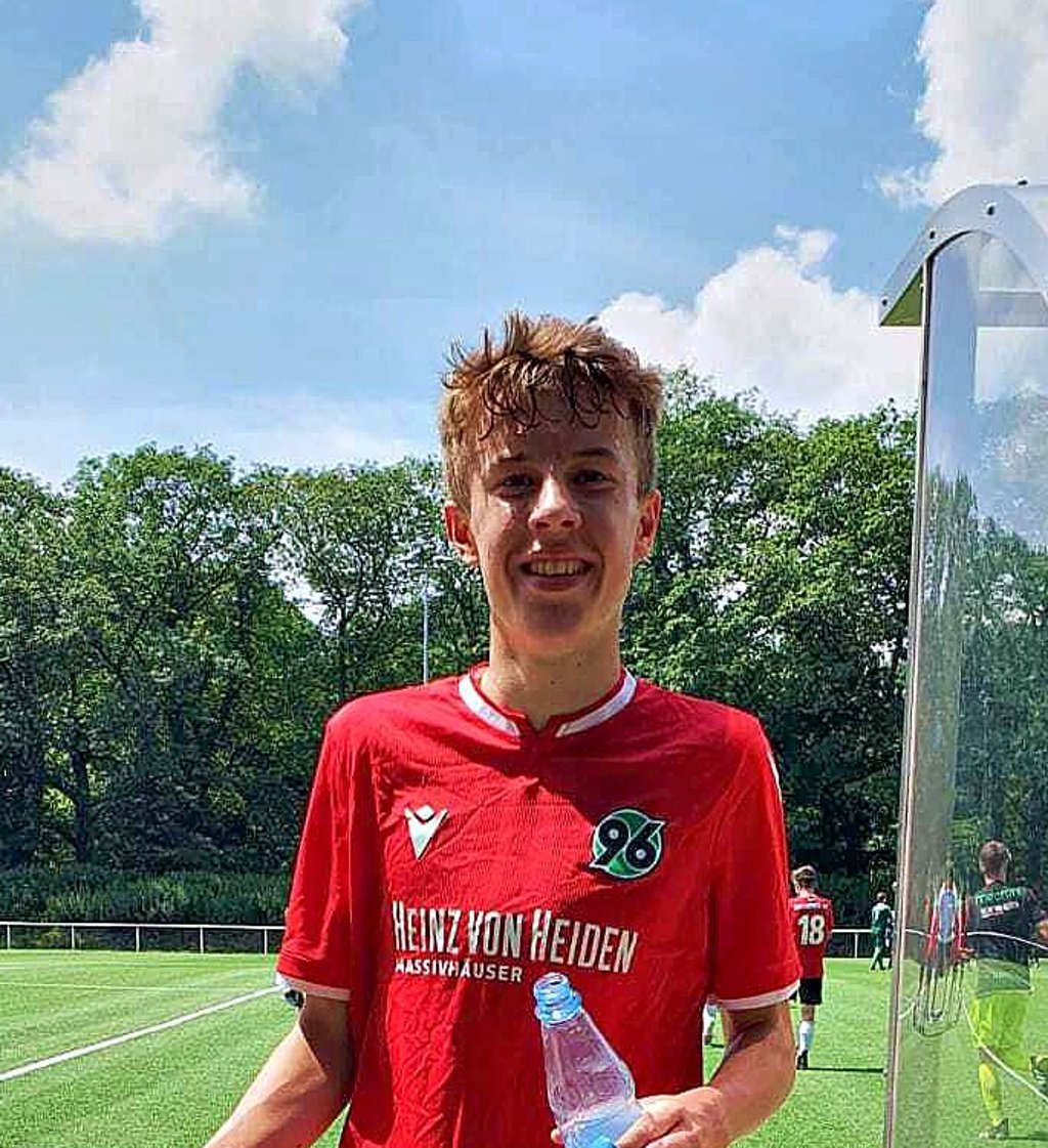 Yannick Michaelis nach seinem ersten Spiel für Hannover.