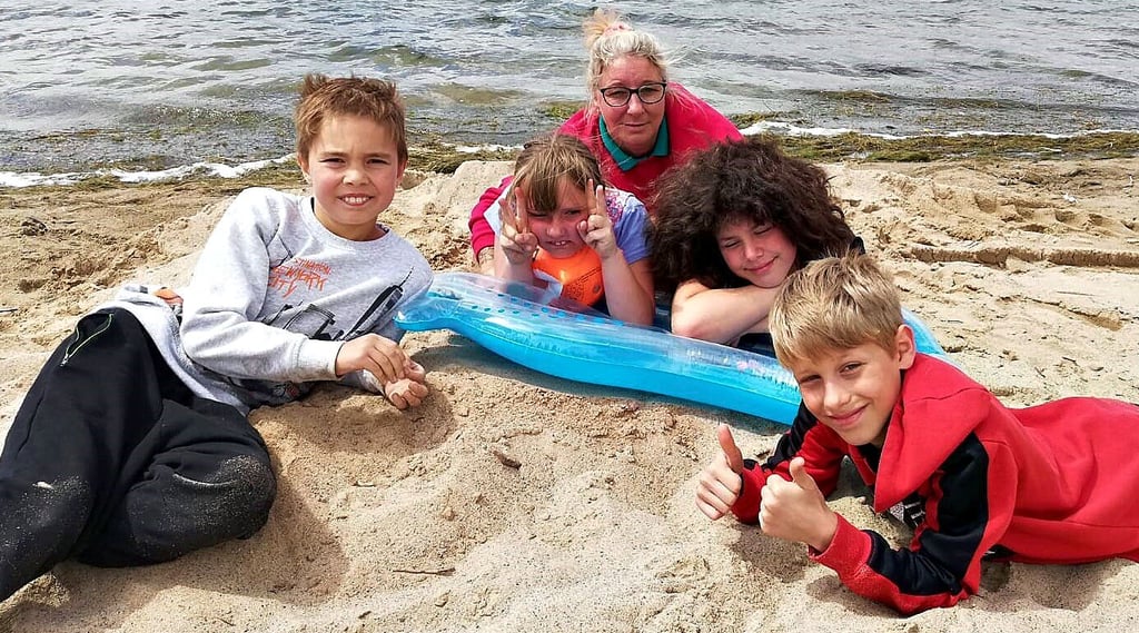 Ferienlager am Schachtsee Wolmirsleben - mit betreuten Kindern aus Belleben