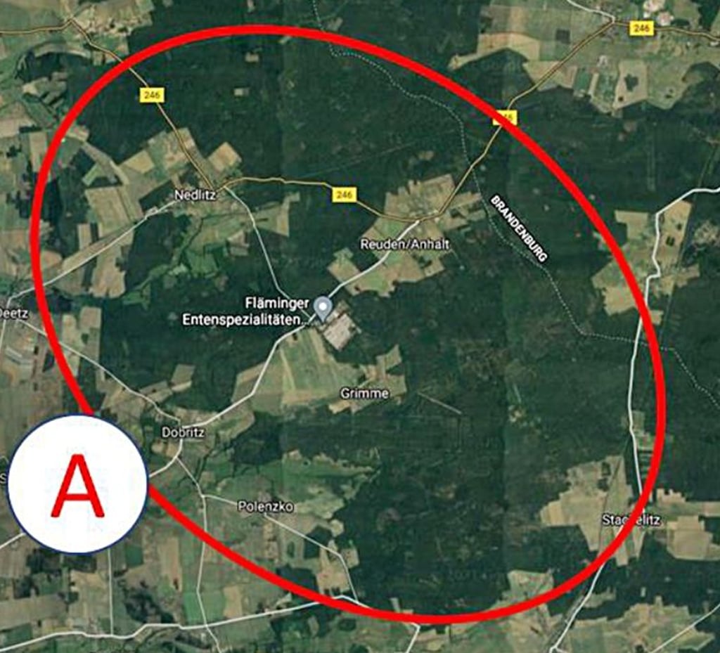 Waldbrandabschnitt A, besondere Gefahr.