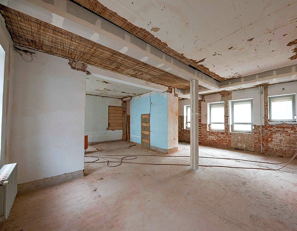Überraschung am Bau: Statische Probleme mussten im ehemaligen Gebetssaal ausgemerzt werden.
