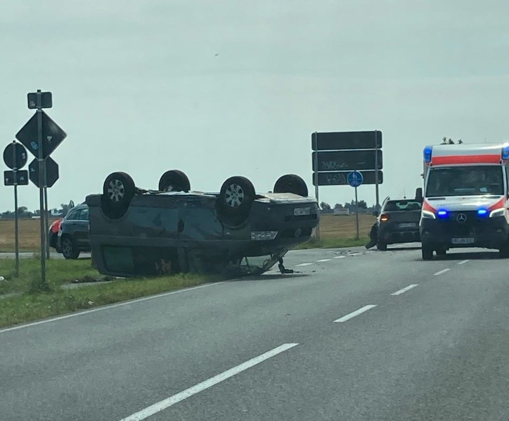 Blick auf die Unfallkreuzung.