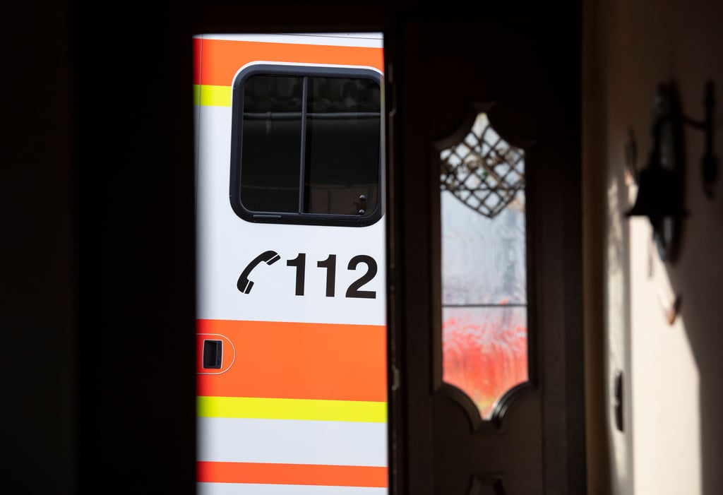 Ein Rettungswagen im Einsatz.