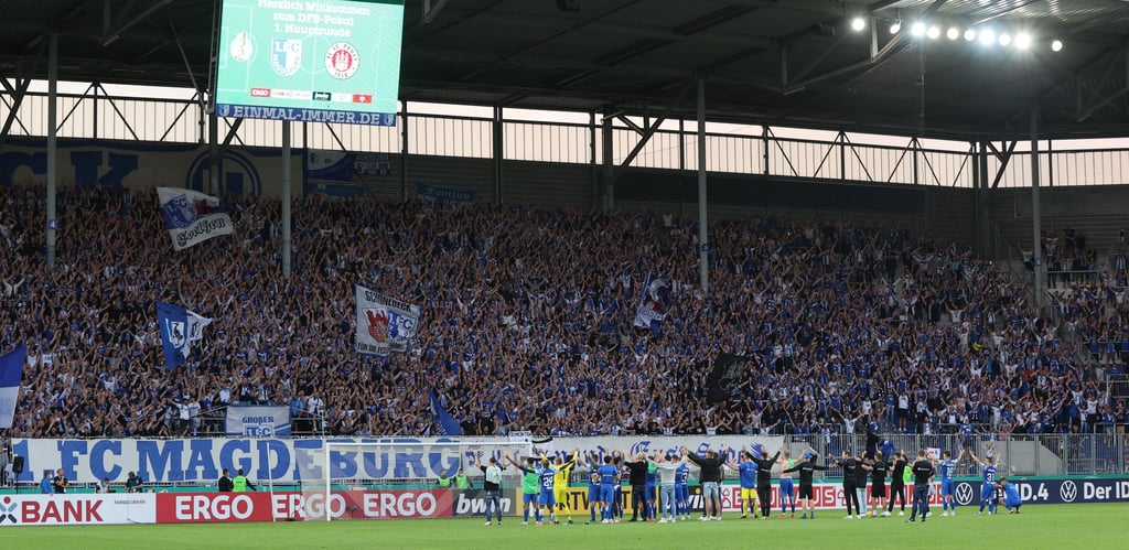 Die MDCC-Arena ist für die Fußballfans in Deutschland das beliebteste Stadion in Sachsen-Anhalt.