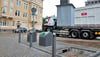 Die Container befinden sich in Magdeburg in der Leibnizstraße unter der Erde und nur der Einwurfschacht ist oberirdisch. 