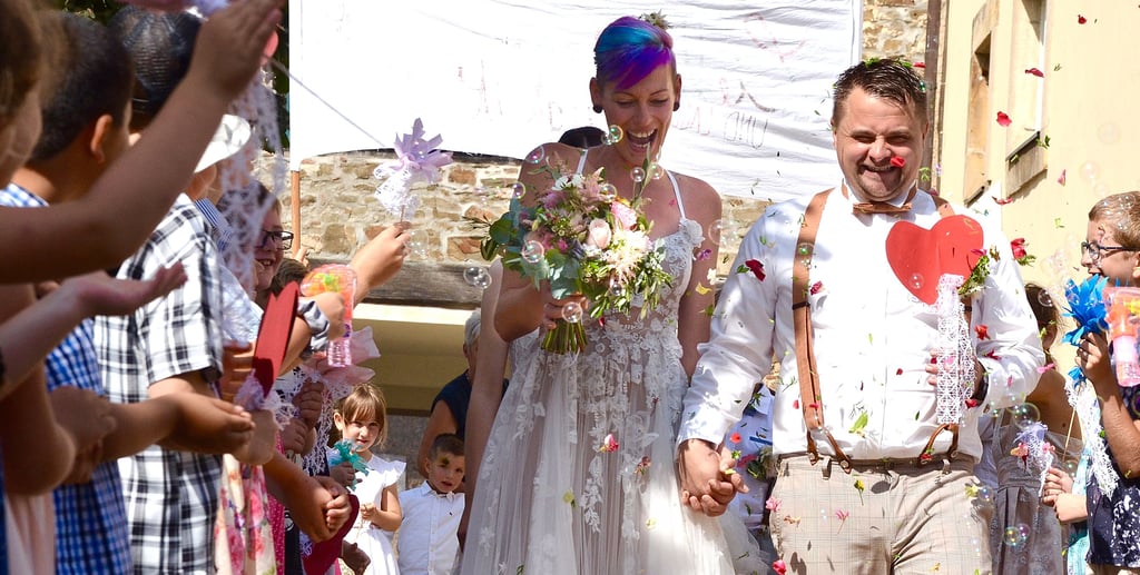 Für Martina und Michael Dolcke standen auf Schloss Hundisburg Hortkinder der Grundschule Otto Boye im Spalier.