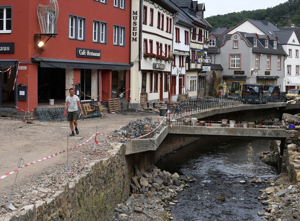 Bad Münstereifel - einen Monat nach der Hochwasserkatastrophe.